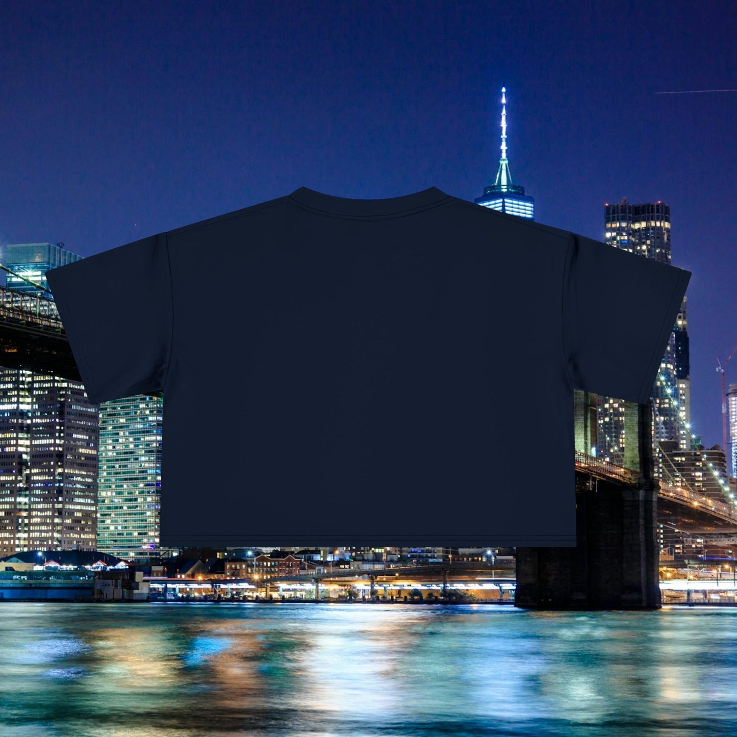 NY Subway Grafitti Women's Crop Tee