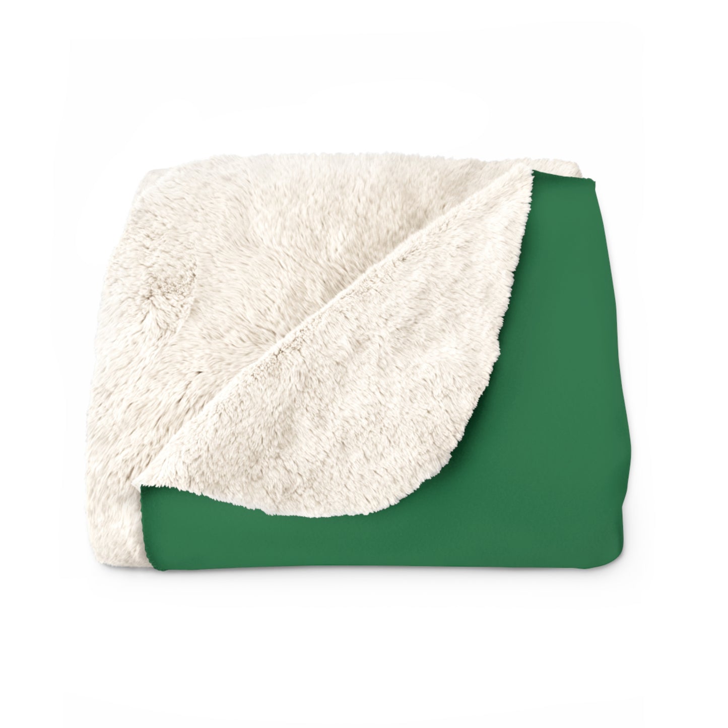 Green Bay Cheese Football Sherpa Fleece Blanket
