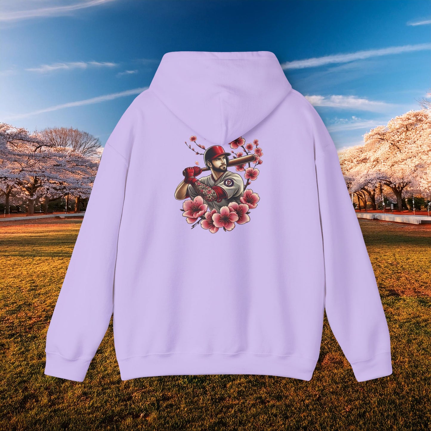 Washington Baseball Cherry Blossom Hoodie