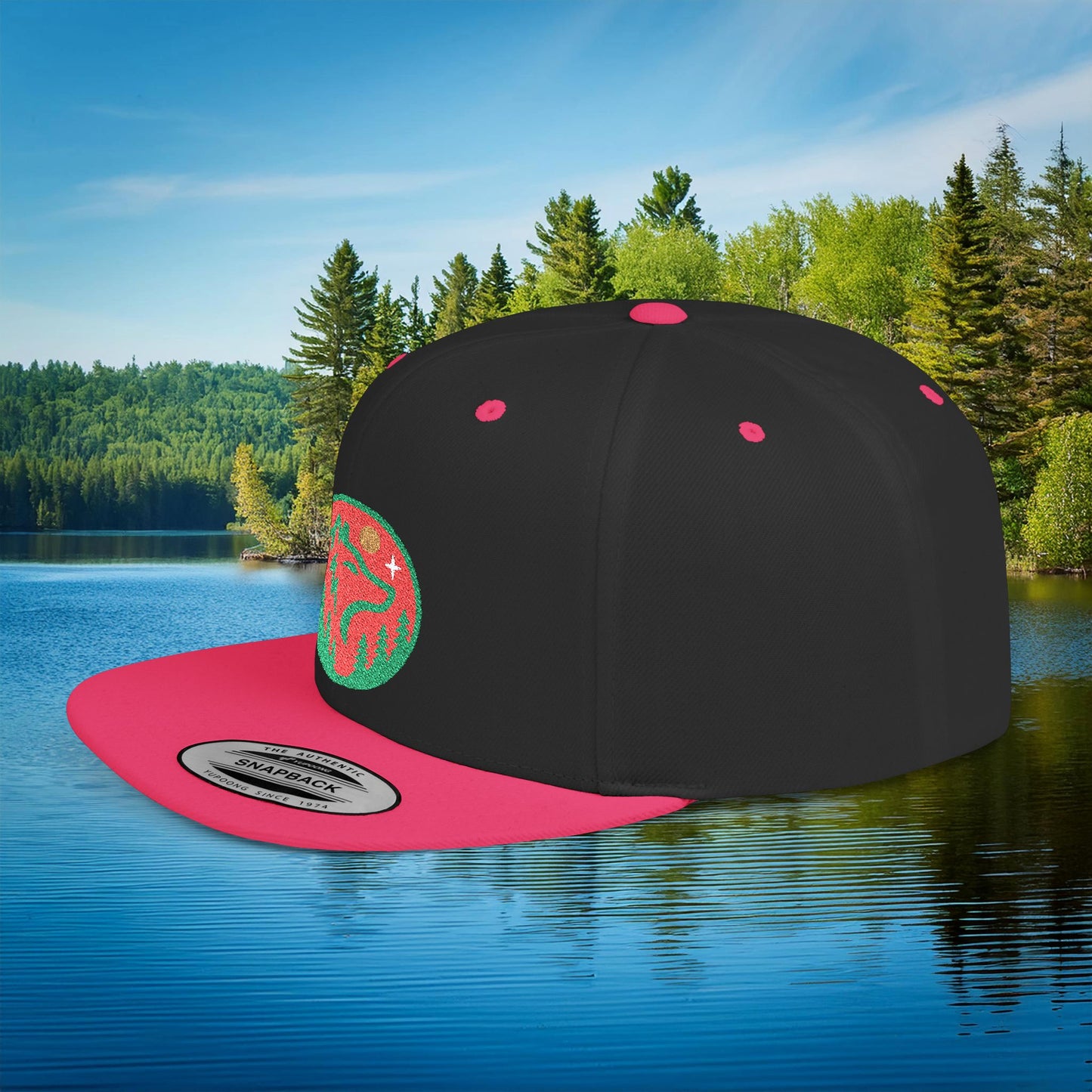 Minnesota Wild Wolf Flat Bill Snapback