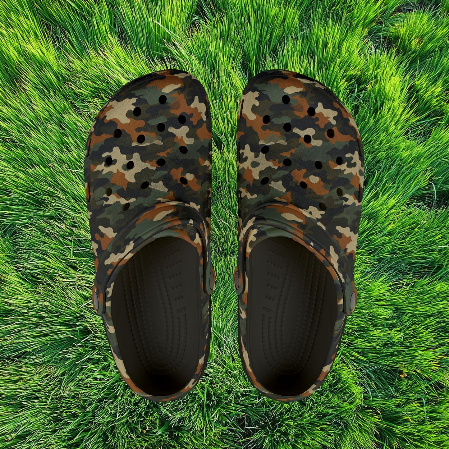 Camouflage Foam Clogs