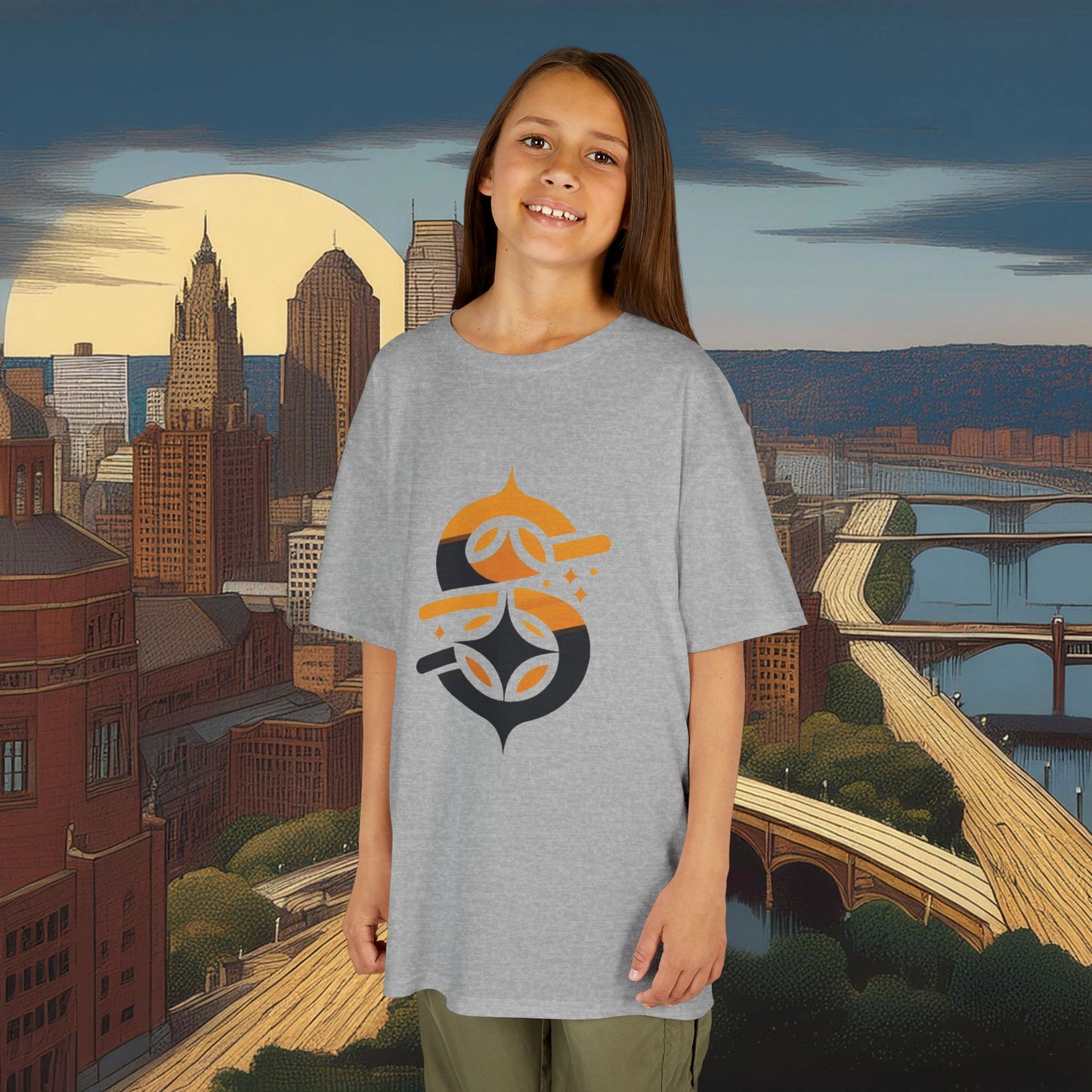 Pittsburgh Football Logo Kids Tee