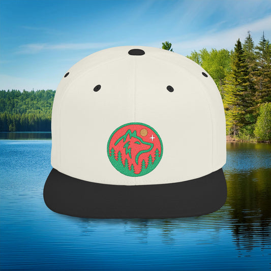 Minnesota Wild Wolf Flat Bill Snapback