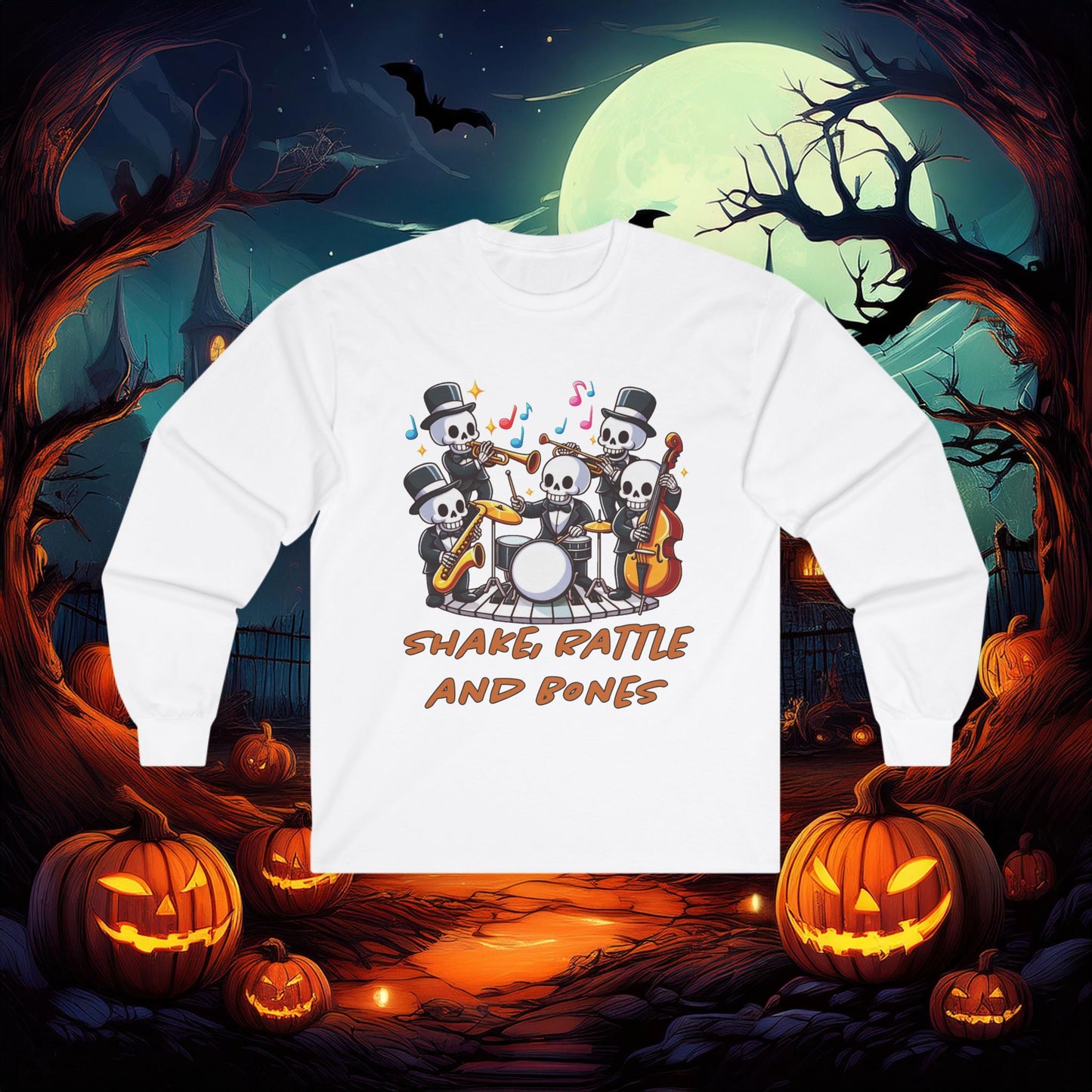 Shake, Rattle and Bones Long Sleeve Tee