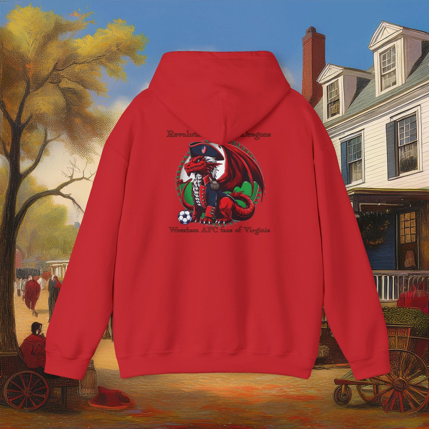Revolutionary Red Dragons Logo Hoodie