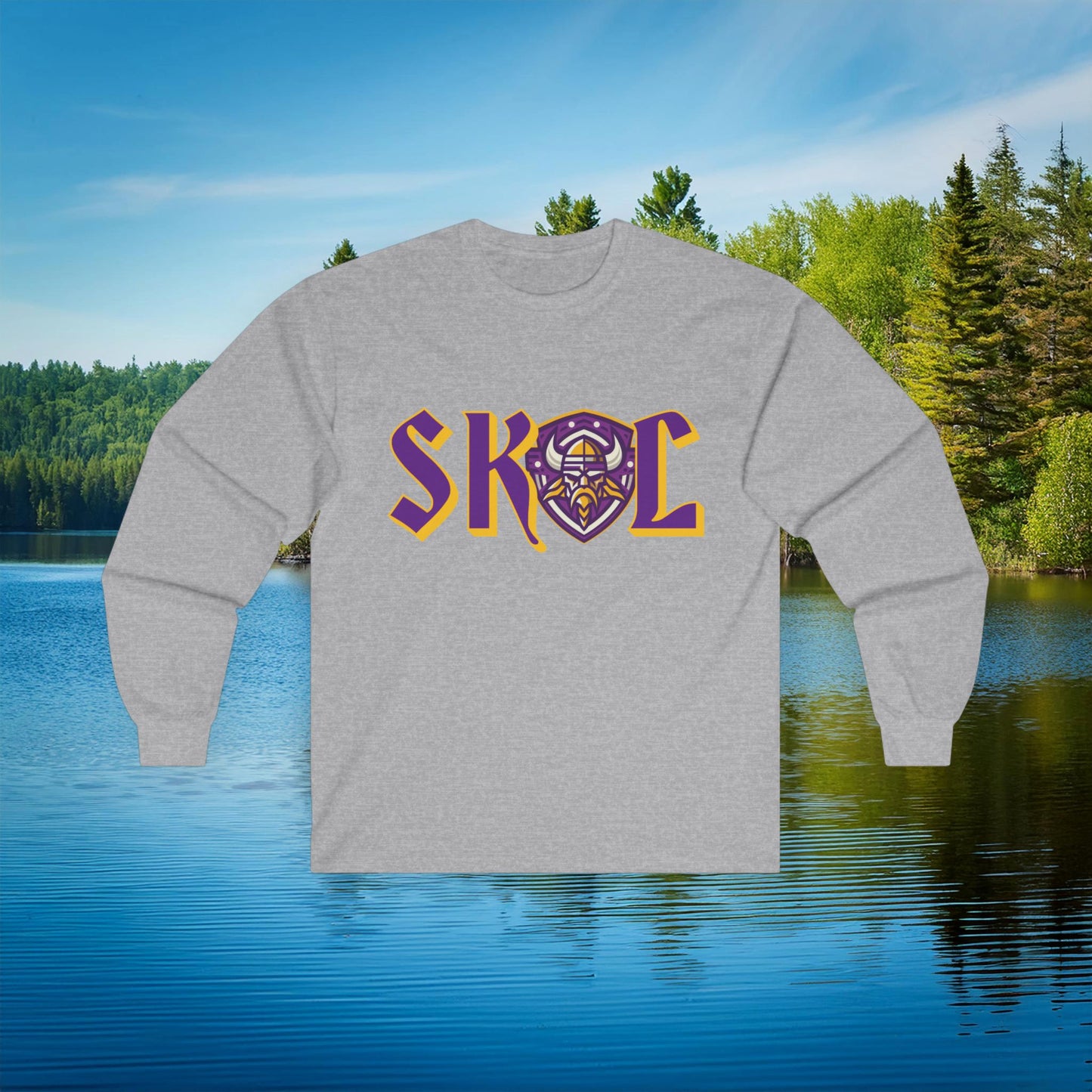 Minnesota Football SKOL Logo Long Sleeve Tee