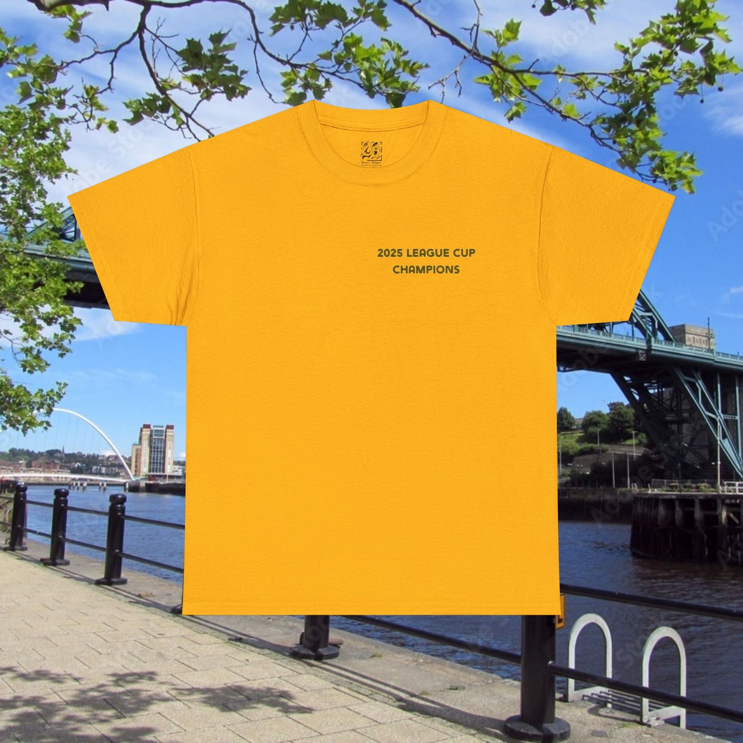 Newcastle Cup Champions Crest Tee