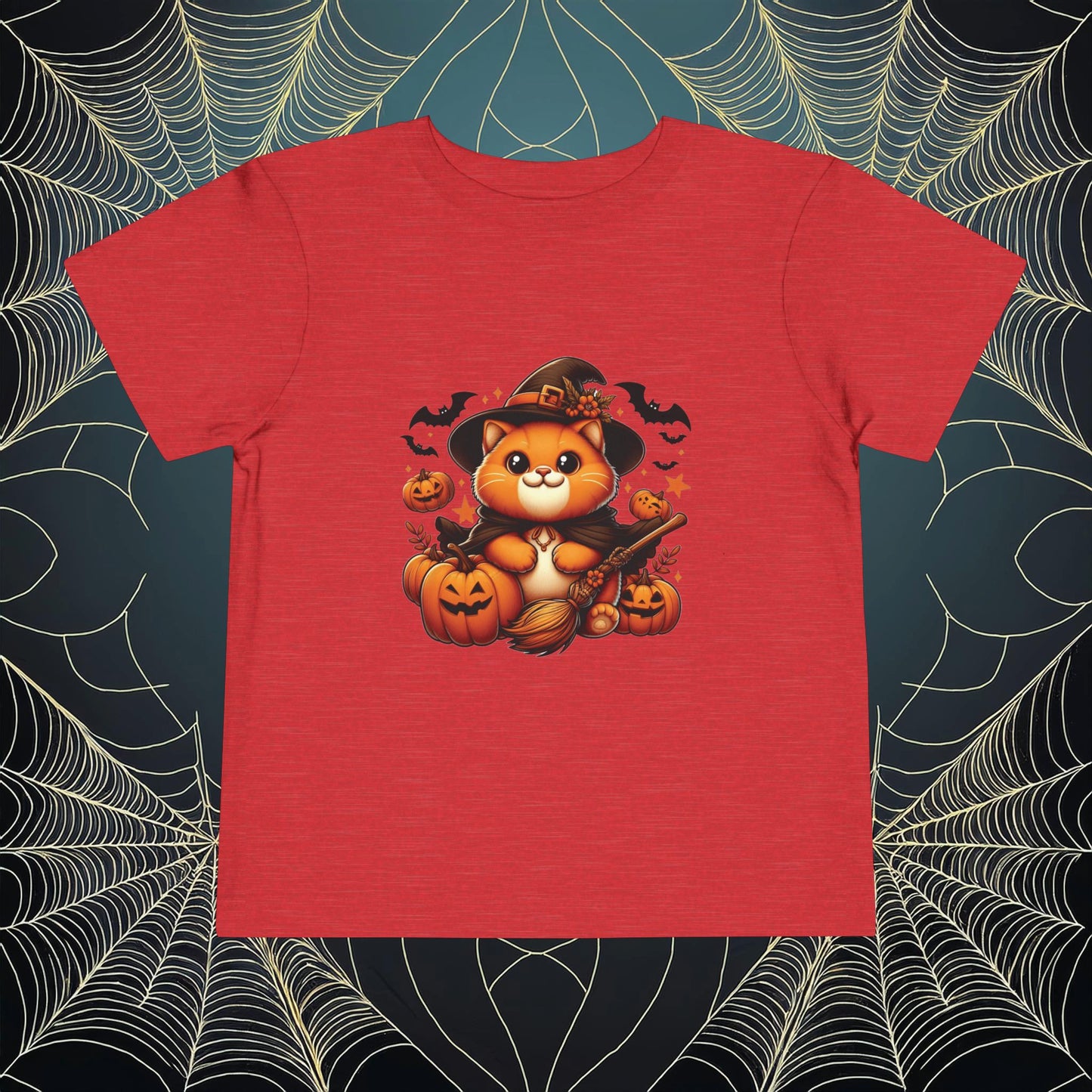 Halloween Cat Toddler Tee