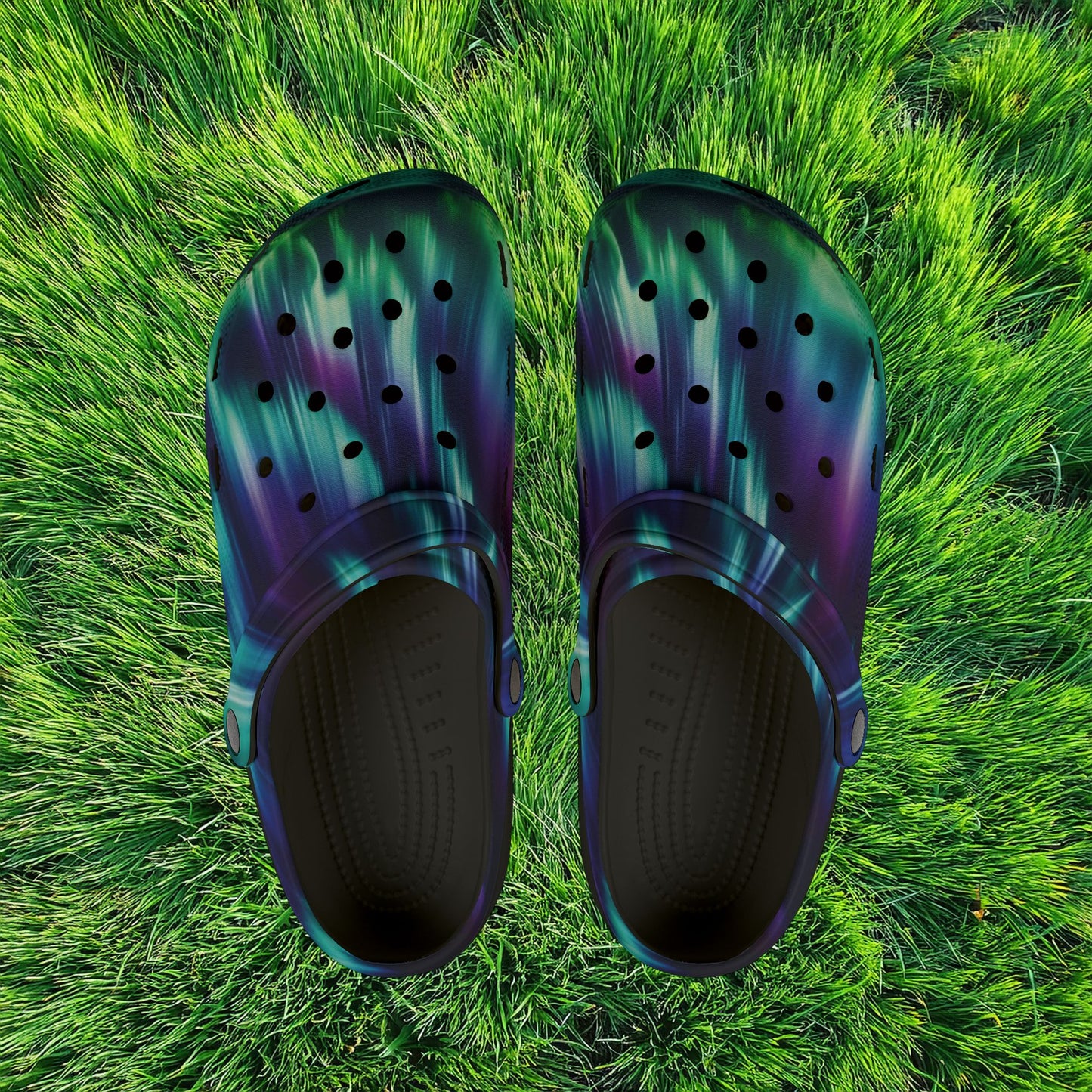 Northern Lights Foam Clogs