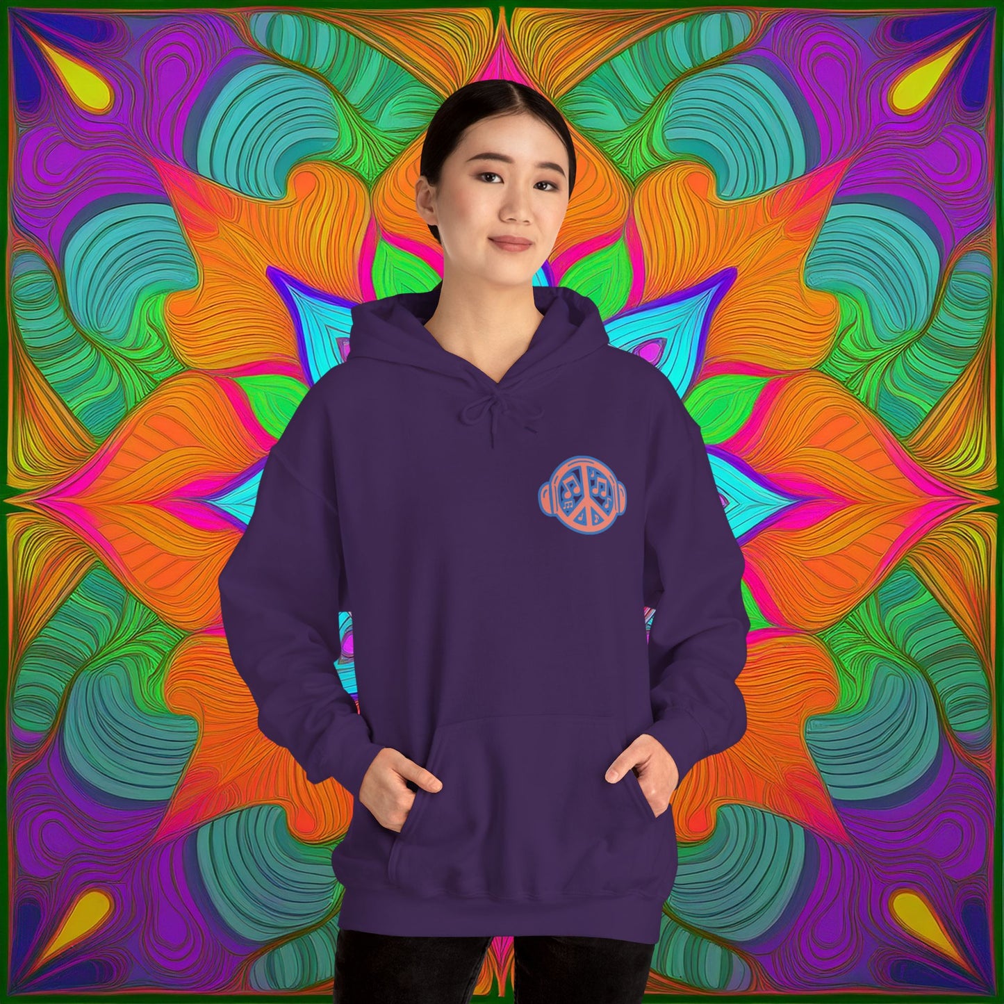 "Beats Not Bombs" Peace Hoodie