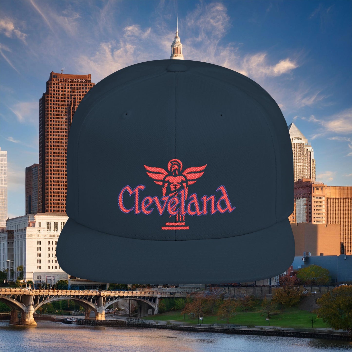 Cleveland Red Guardian Flat Bill Snapback