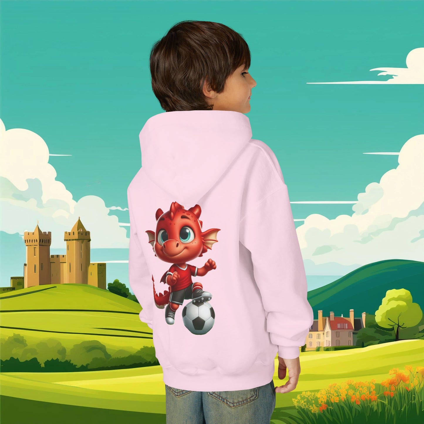 Wrexham Little Red Dragon Youth Hoodie