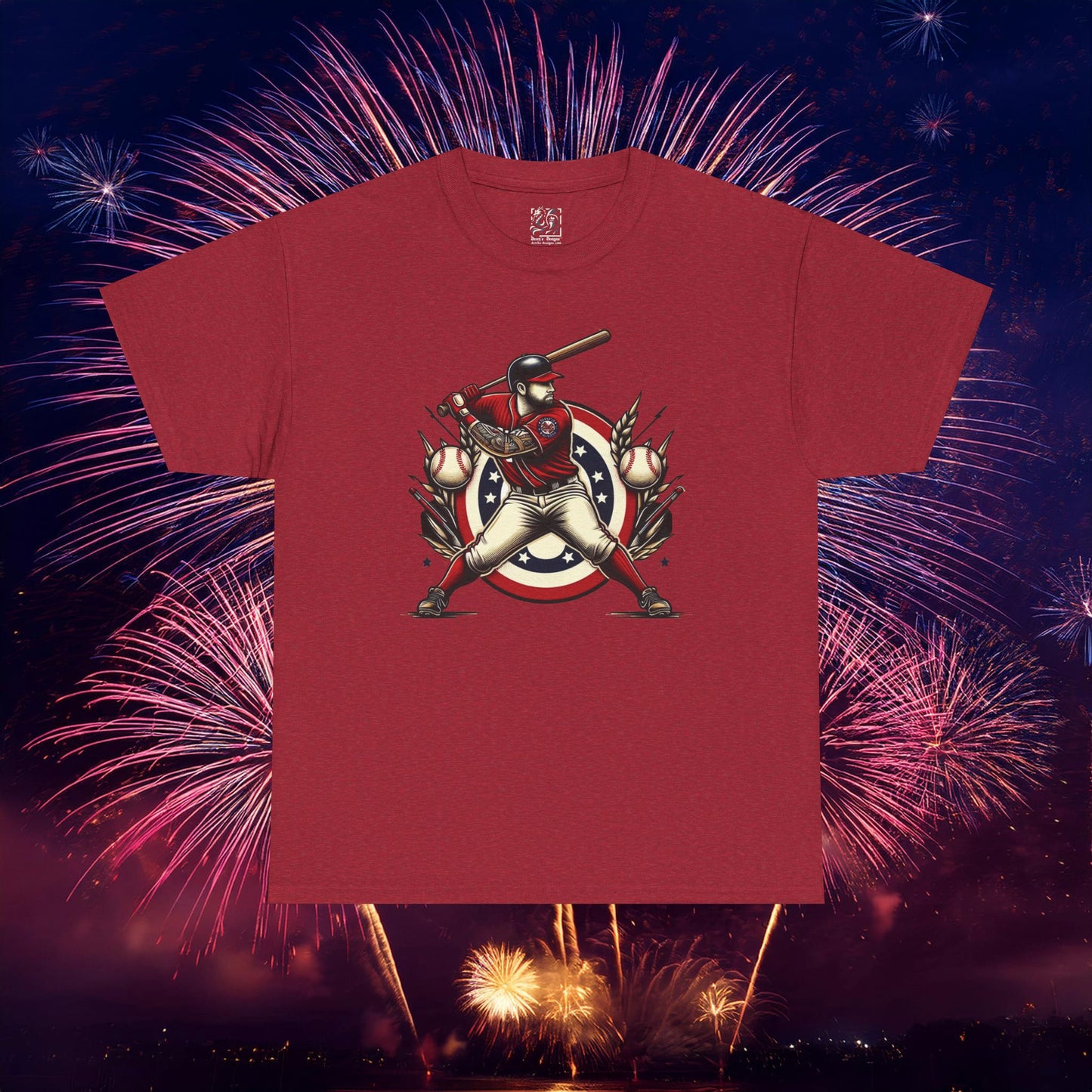 Washington Baseball At Bat Tee