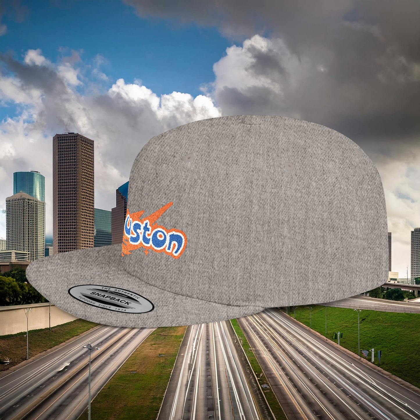 Houston Asteroid Flat Bill Snapback