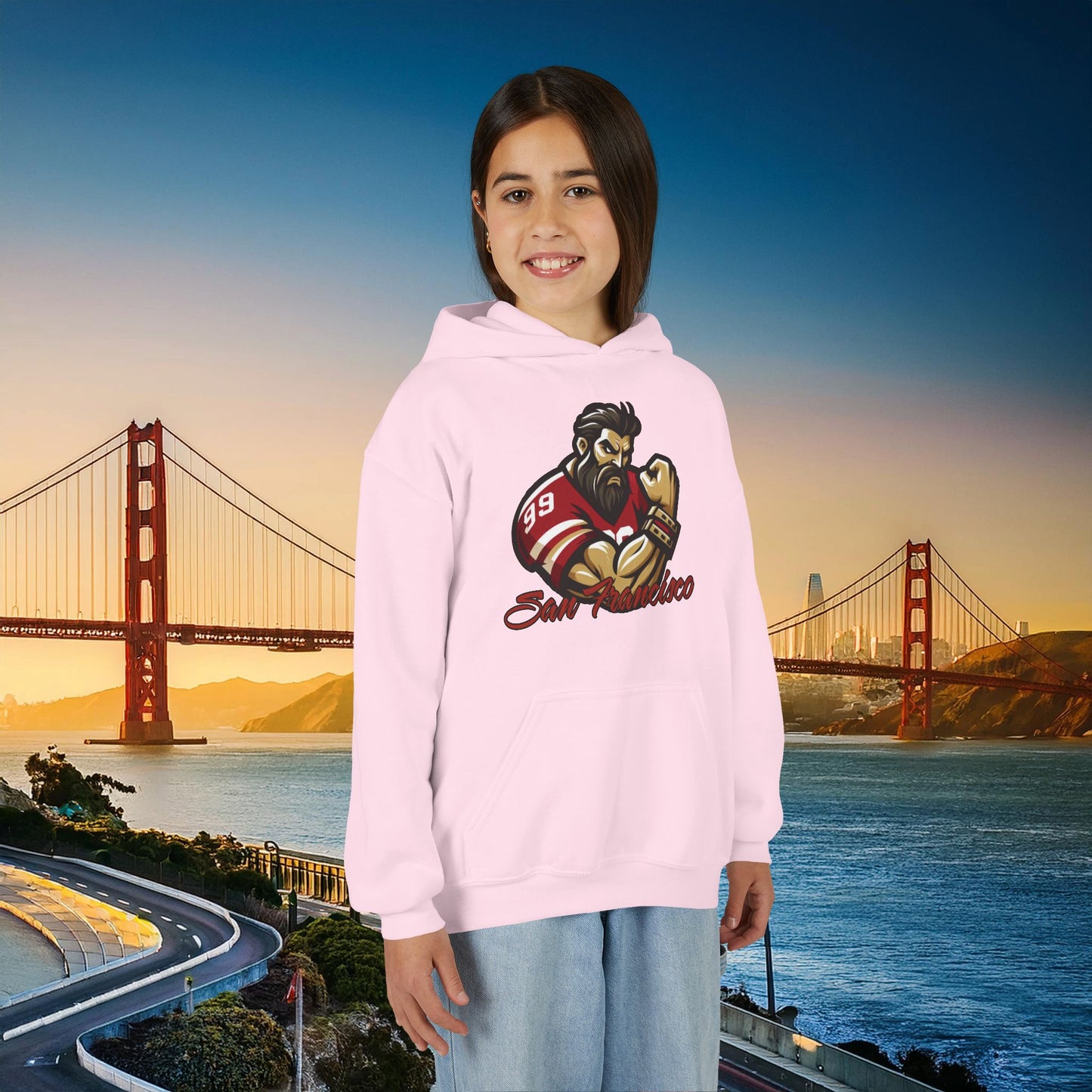 San Francisco Football Fan Youth Hoodie