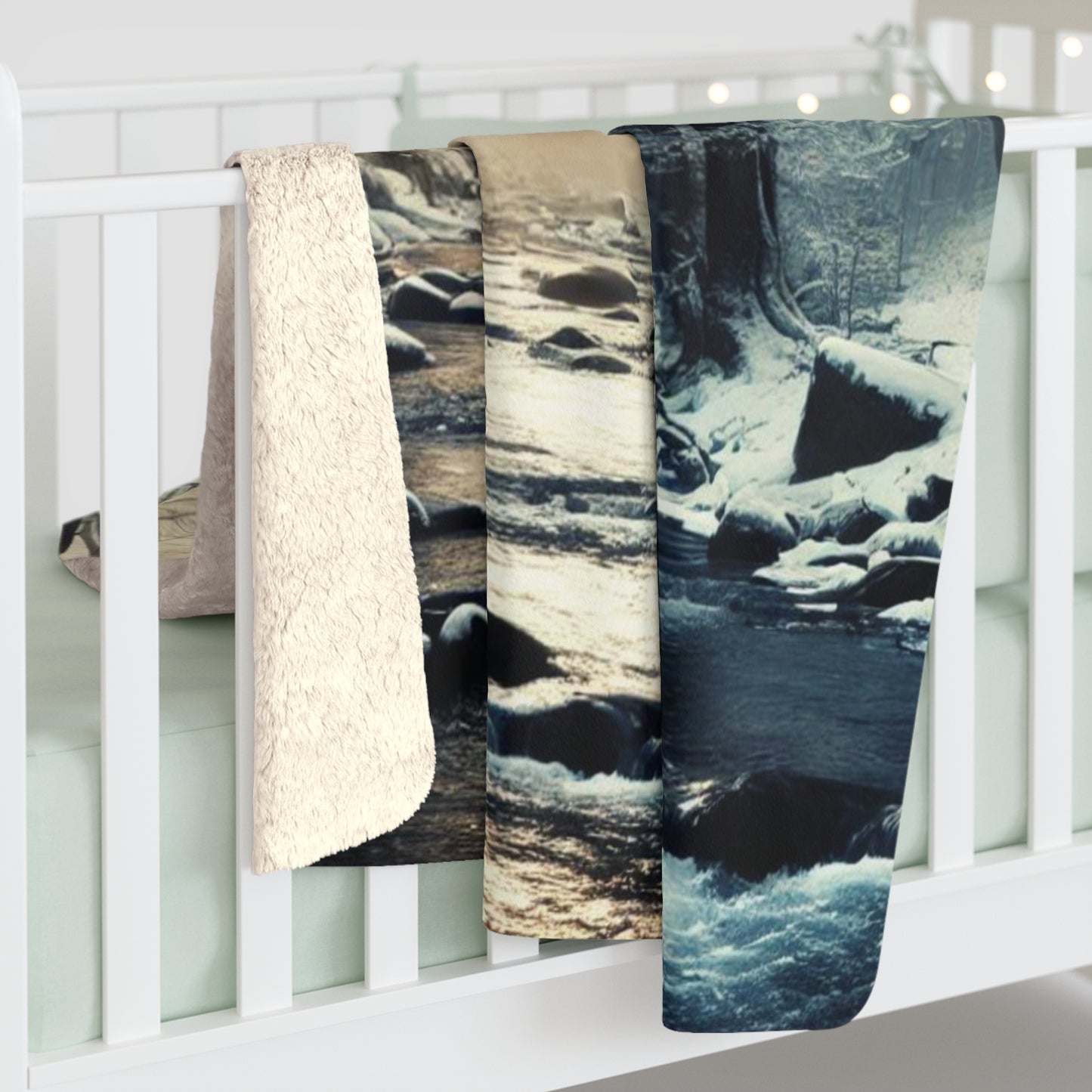Winter Woods Sherpa Fleece Blanket