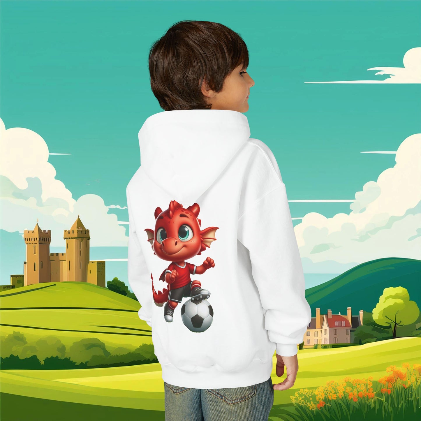 Wrexham Little Red Dragon Youth Hoodie