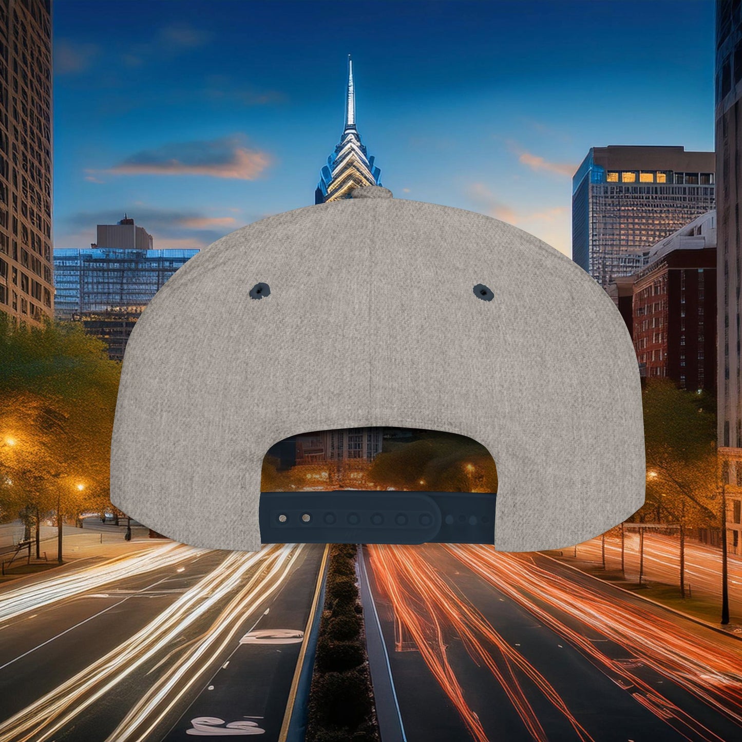 Philly Rocky Statue Flat Bill Snapback