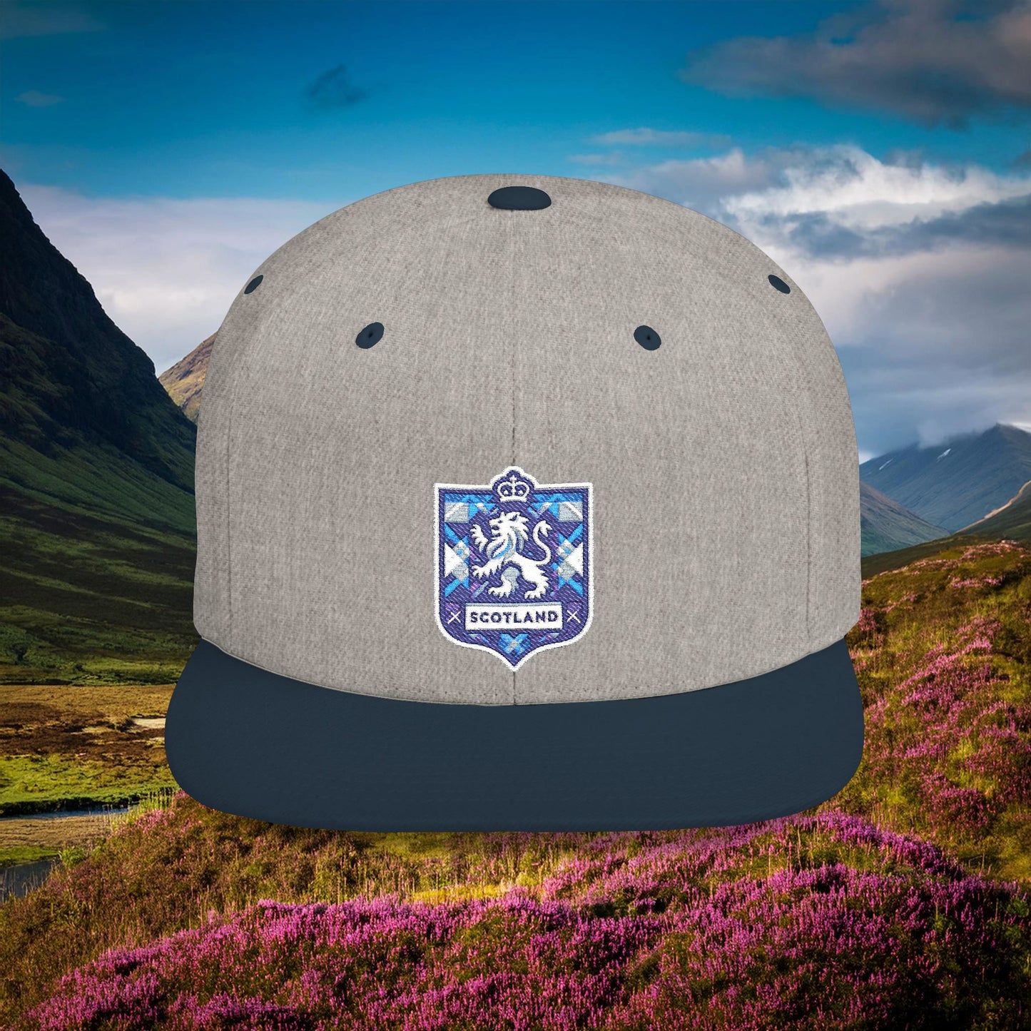 Scotland Crest Flat Bill Snapback