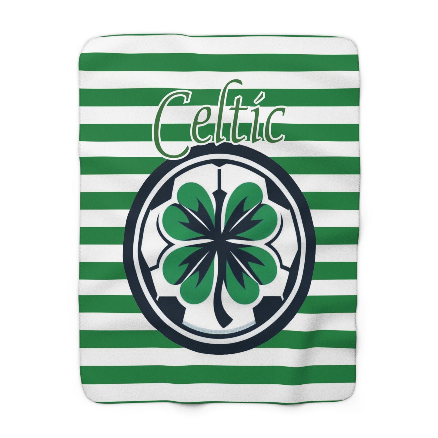 Celtic FC Logo Sherpa Fleece Blanket