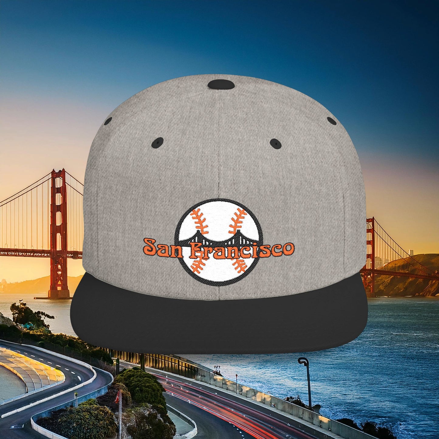 San Francisco Baseball Flat Bill Snapback