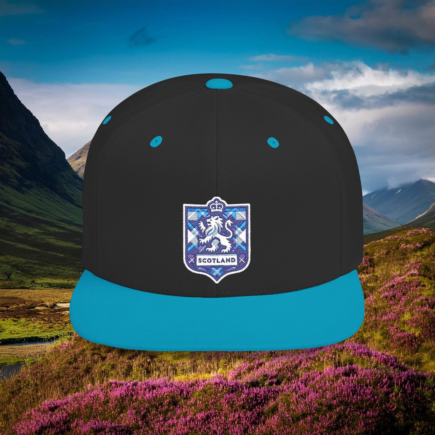 Scotland Crest Flat Bill Snapback