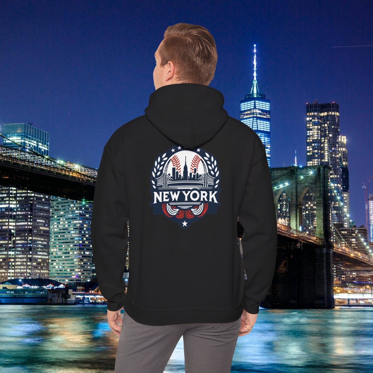 New York Bronx Baseball Hoodie