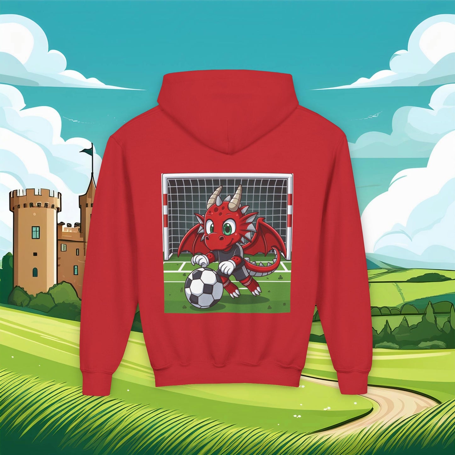 Wrexham Red Dragon Keeper Youth Hoodie
