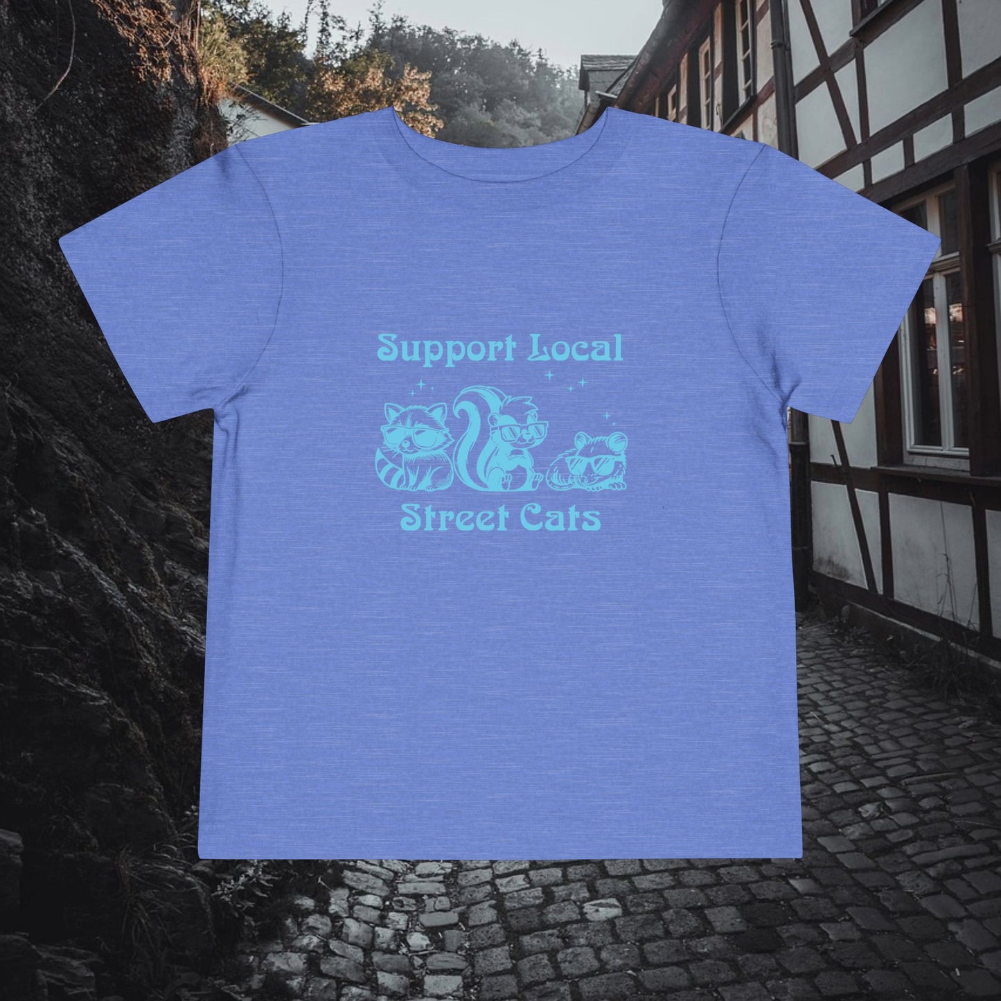 Support Local Street Cats Toddler Tee