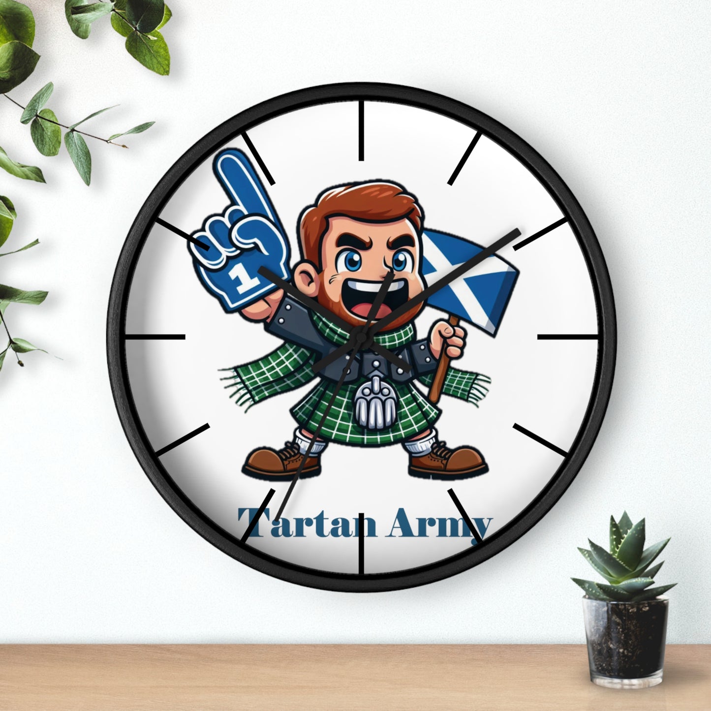 Tartan Army Wall Clock