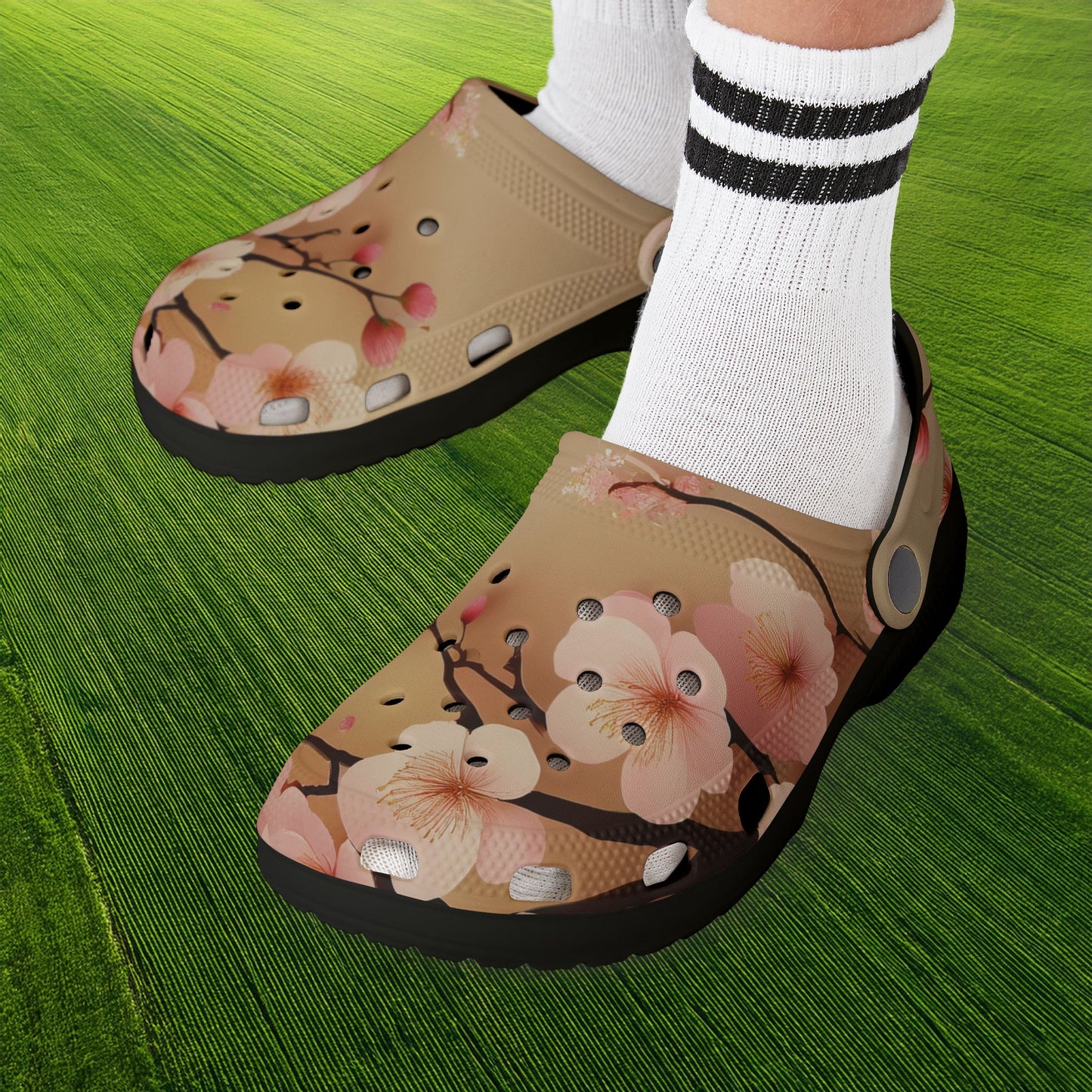Cherry Blossom Kid's Foam Clogs