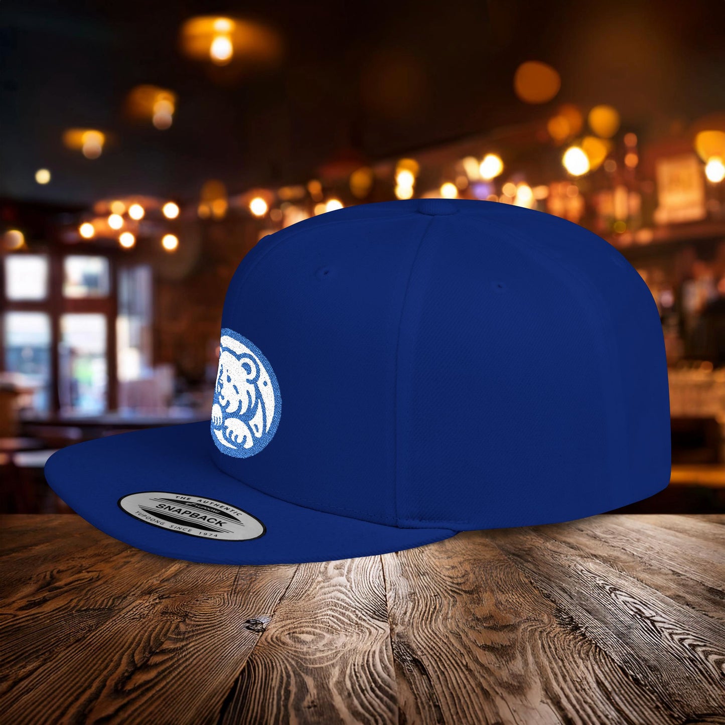 Bear Cub Flat Bill Snapback