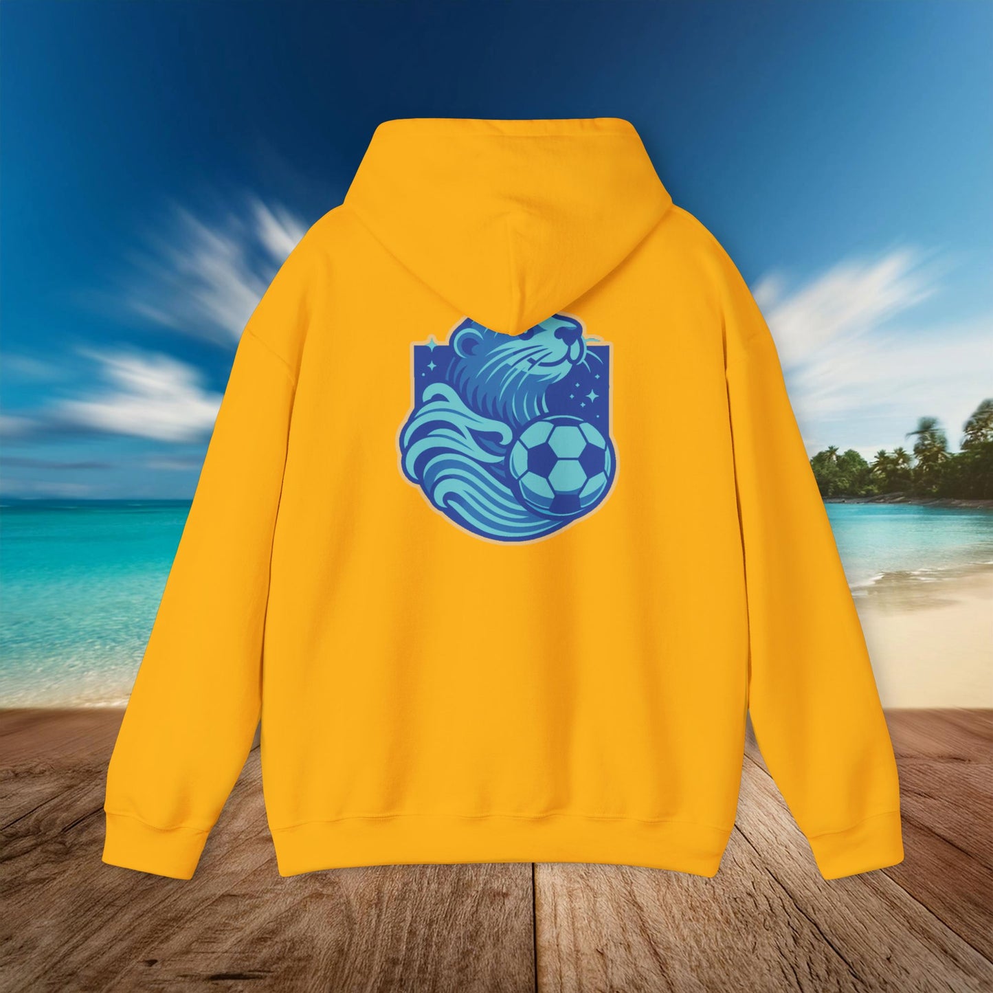 Sea Otter Soccer Logo Hoodie
