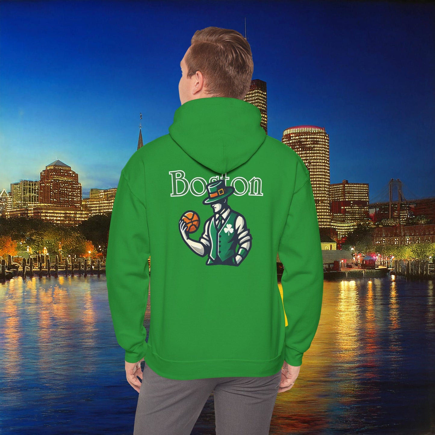 Boston Basketball Hoodie
