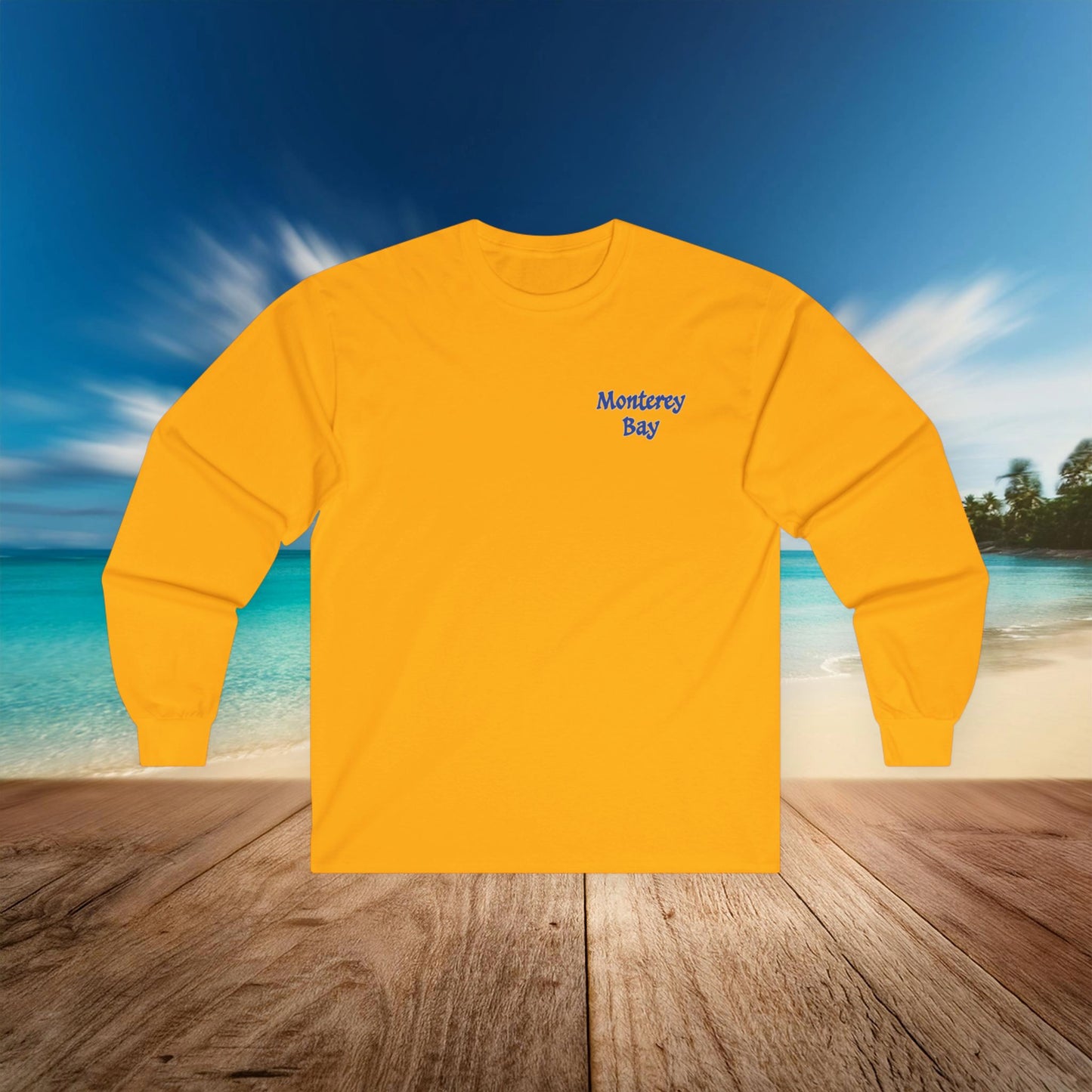 Sea Otter Soccer Logo Long Sleeve Tee