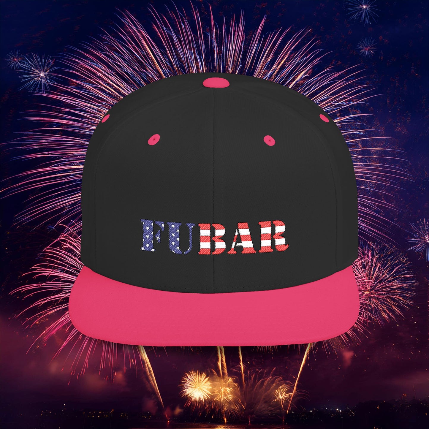 USA FUBAR Flat Bill Snapback