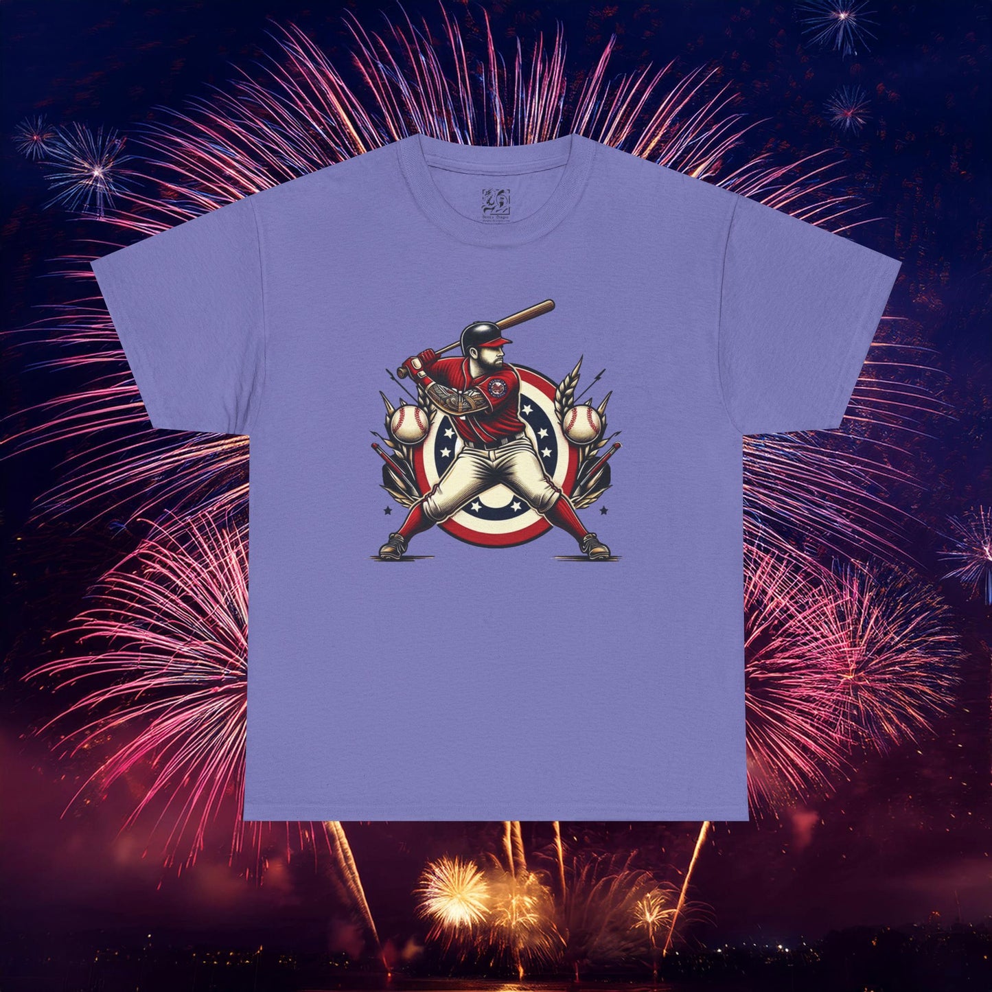 Washington Baseball At Bat Tee