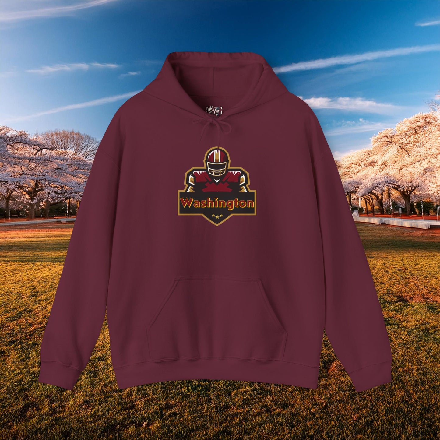 Washington Football Player Logo Hoodie