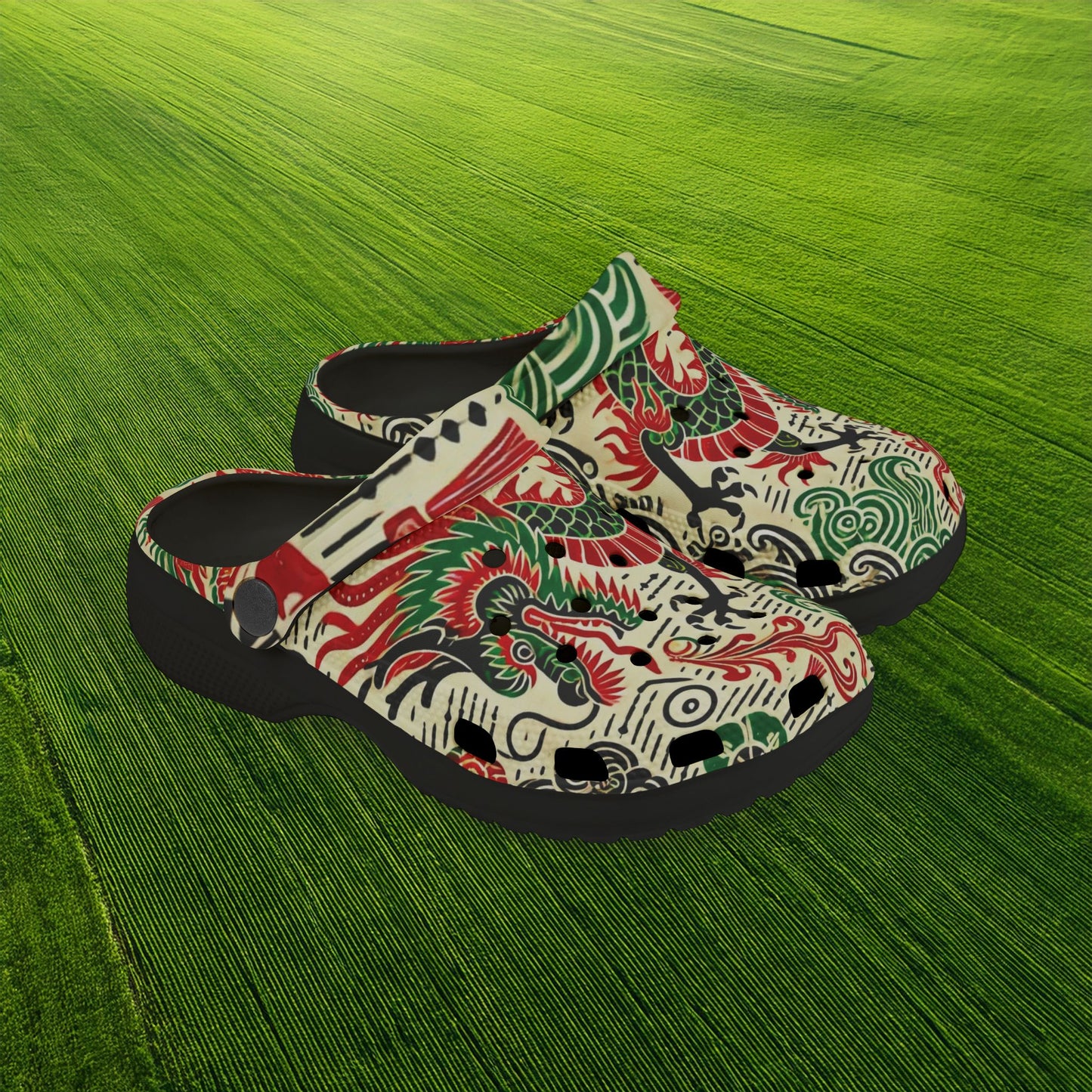 Dragon Dance Kid's Foam Clogs