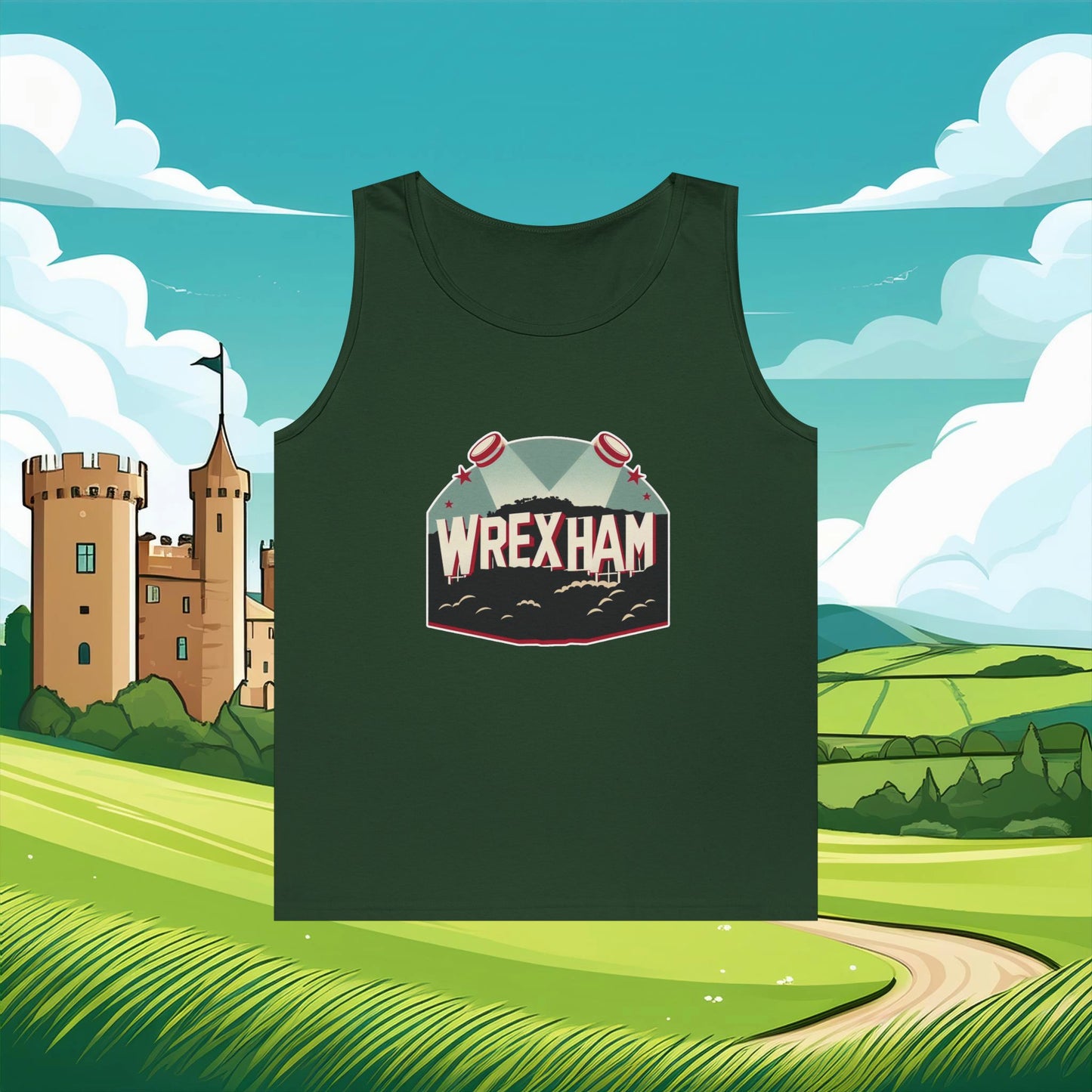Wrexham Hollywood Sign Tank Top