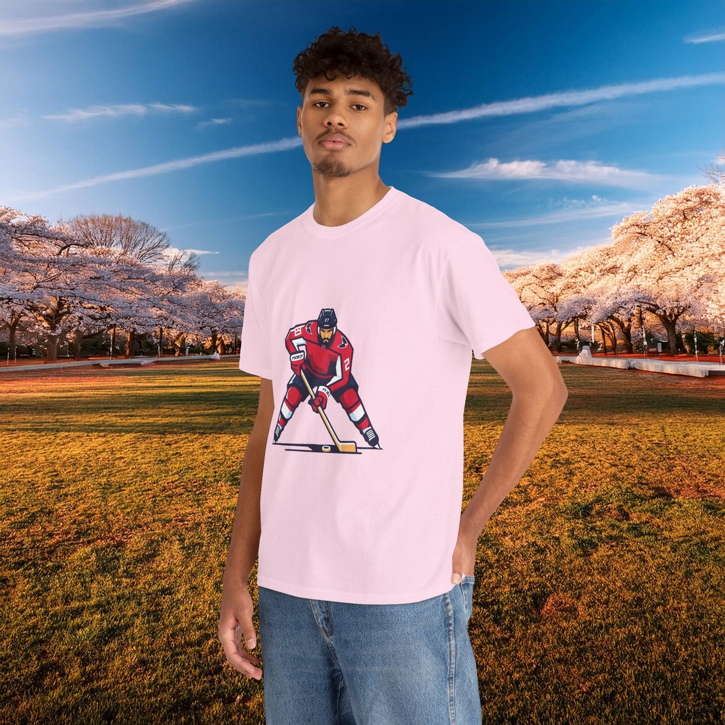 Washington Hockey Player Tee