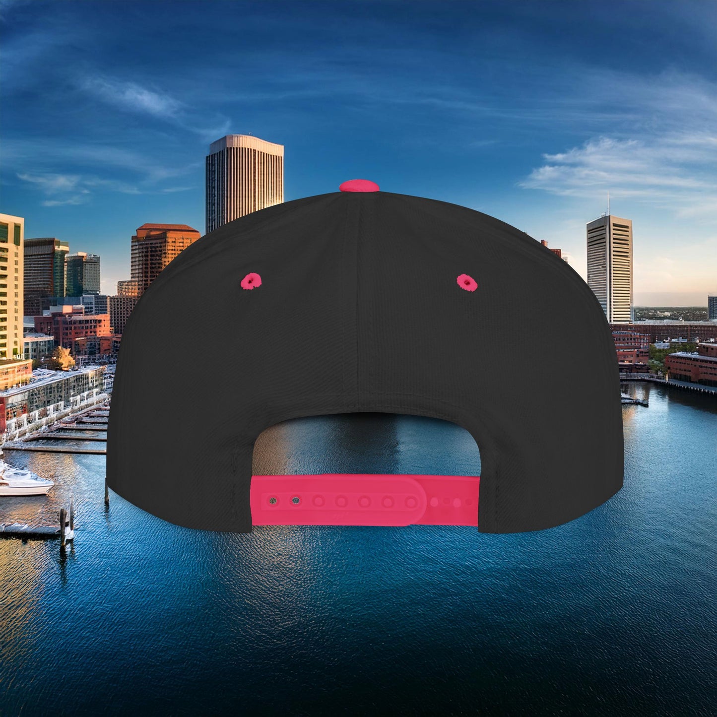 Baltimore Oriole Flat Bill Snapback