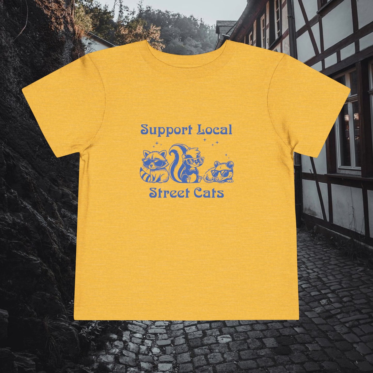 Support Local Street Cats Toddler Tee