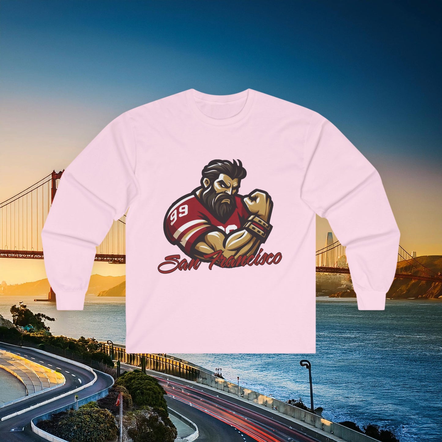 San Francisco Football Fan Long Sleeve Tee