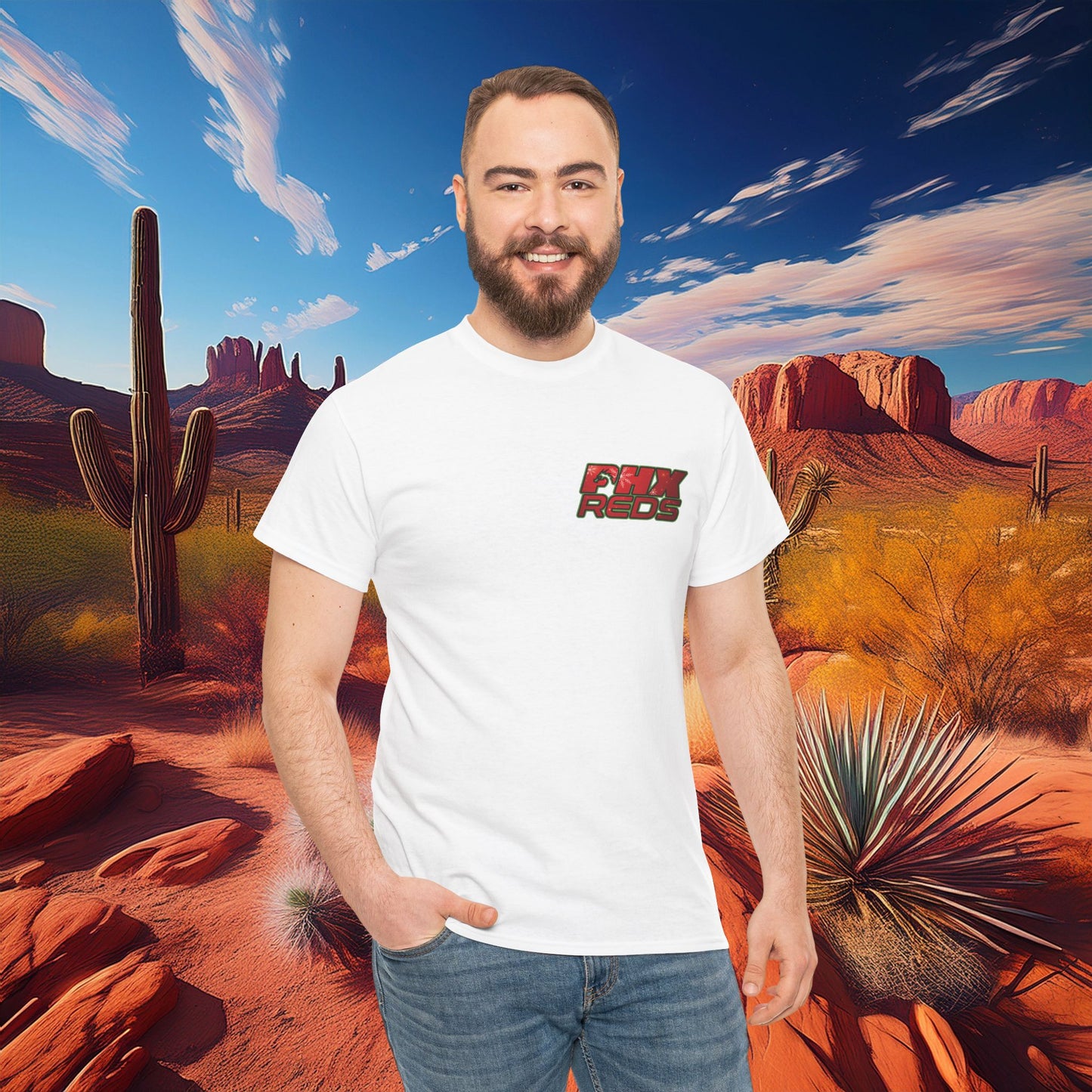 PHX Reds Christmas Crest Tee