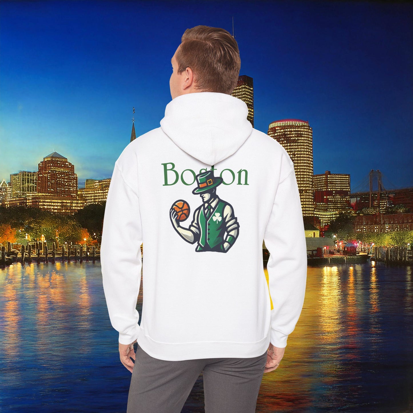 Boston Basketball Hoodie