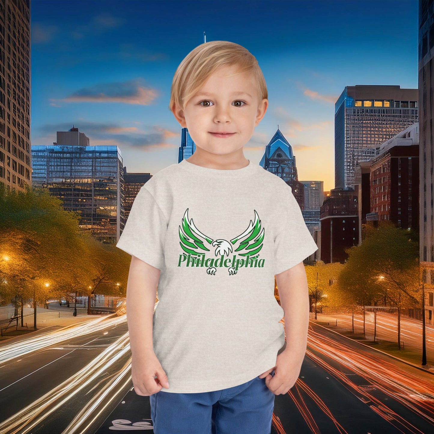 Philadelphia Eagle Logo Toddler Tee