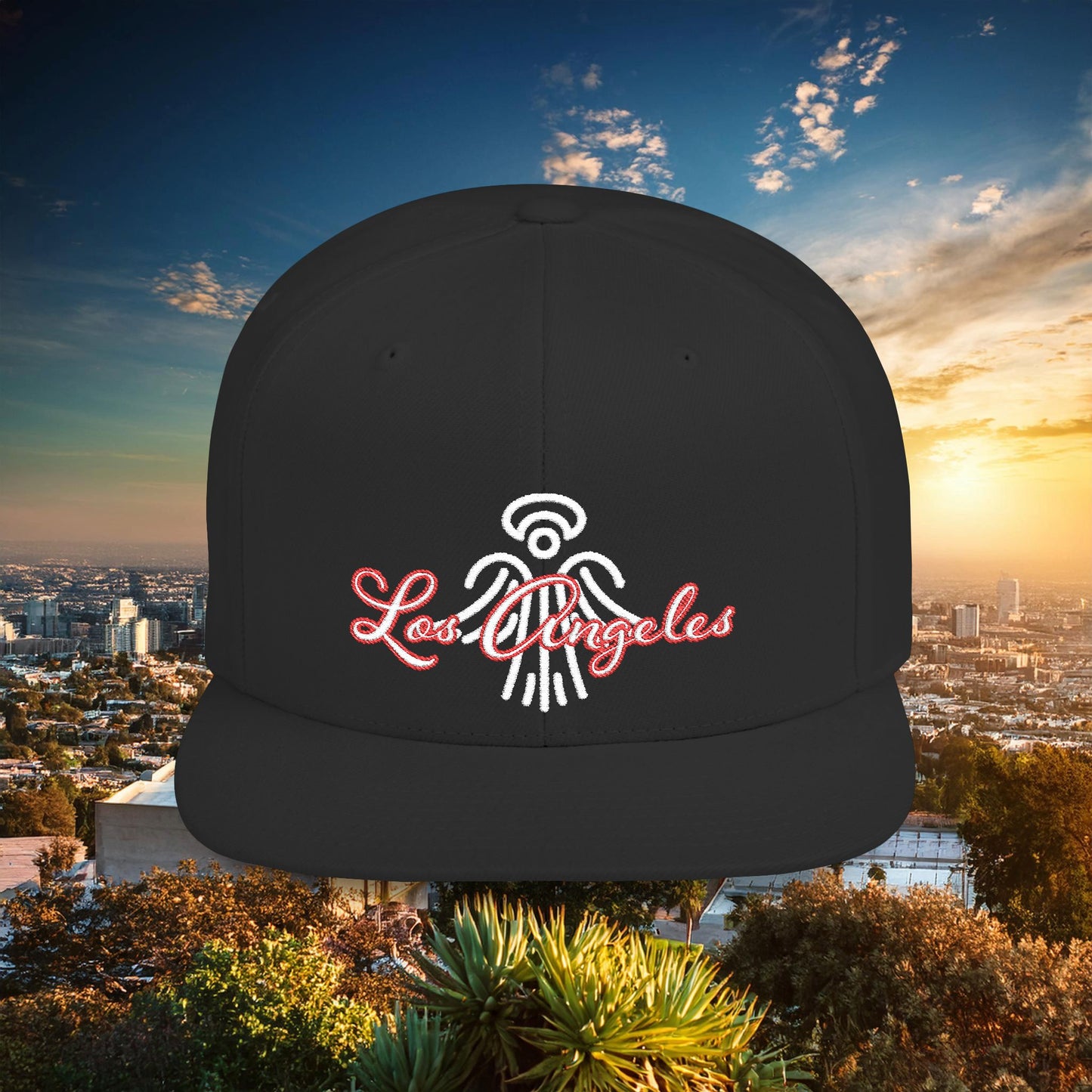 LA Angel Flat Bill Snapback