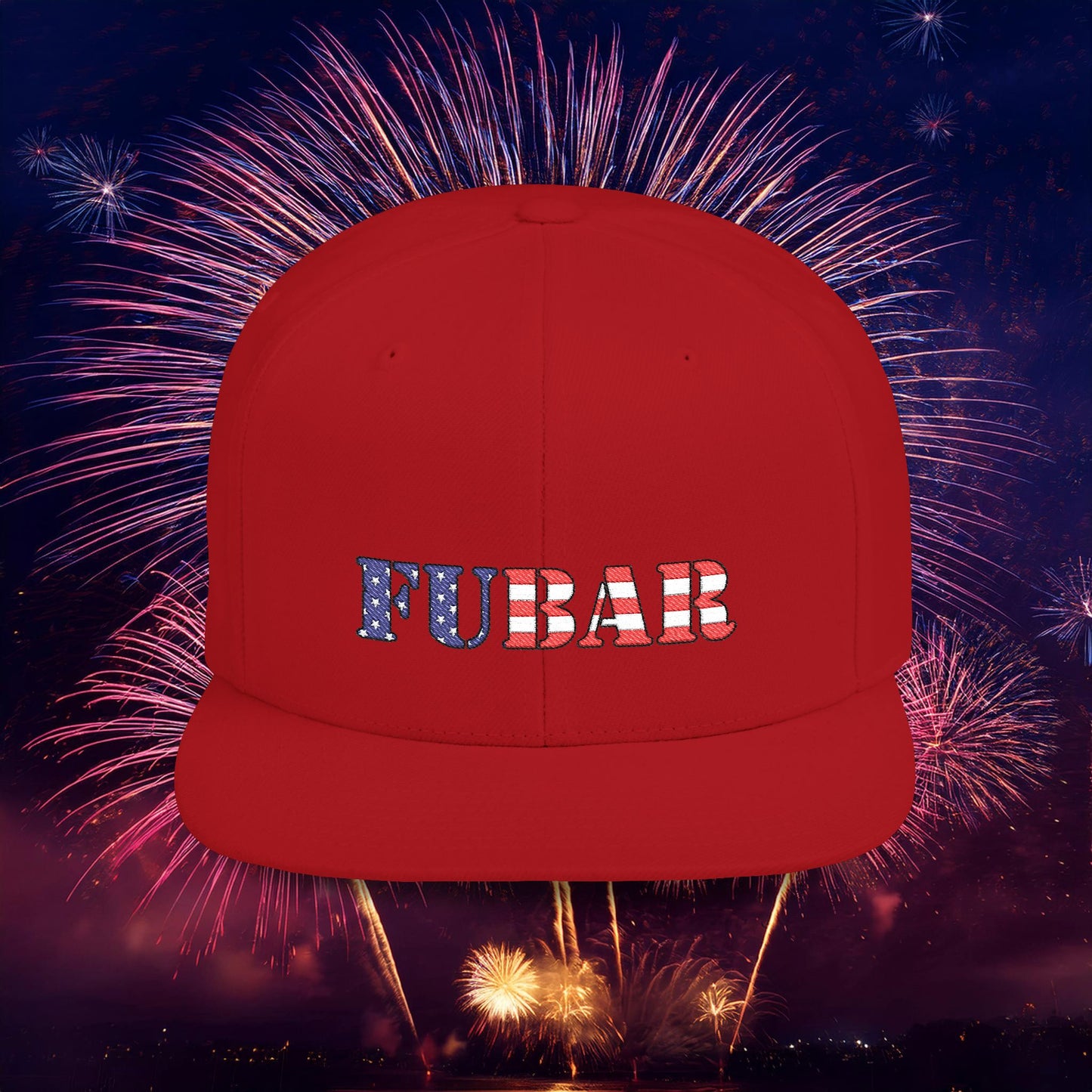 USA FUBAR Flat Bill Snapback