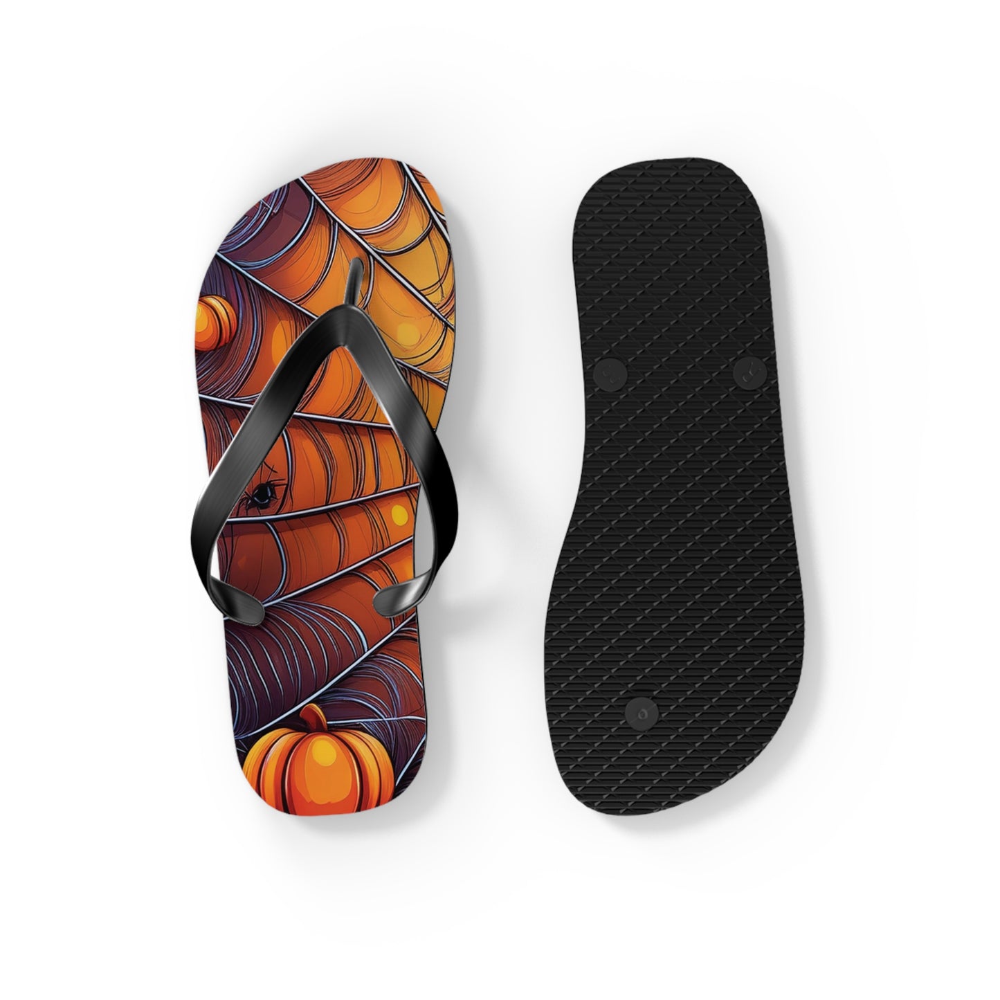 Spider Web Flip Flops